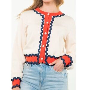THML Ric Rac Cardigan - XL